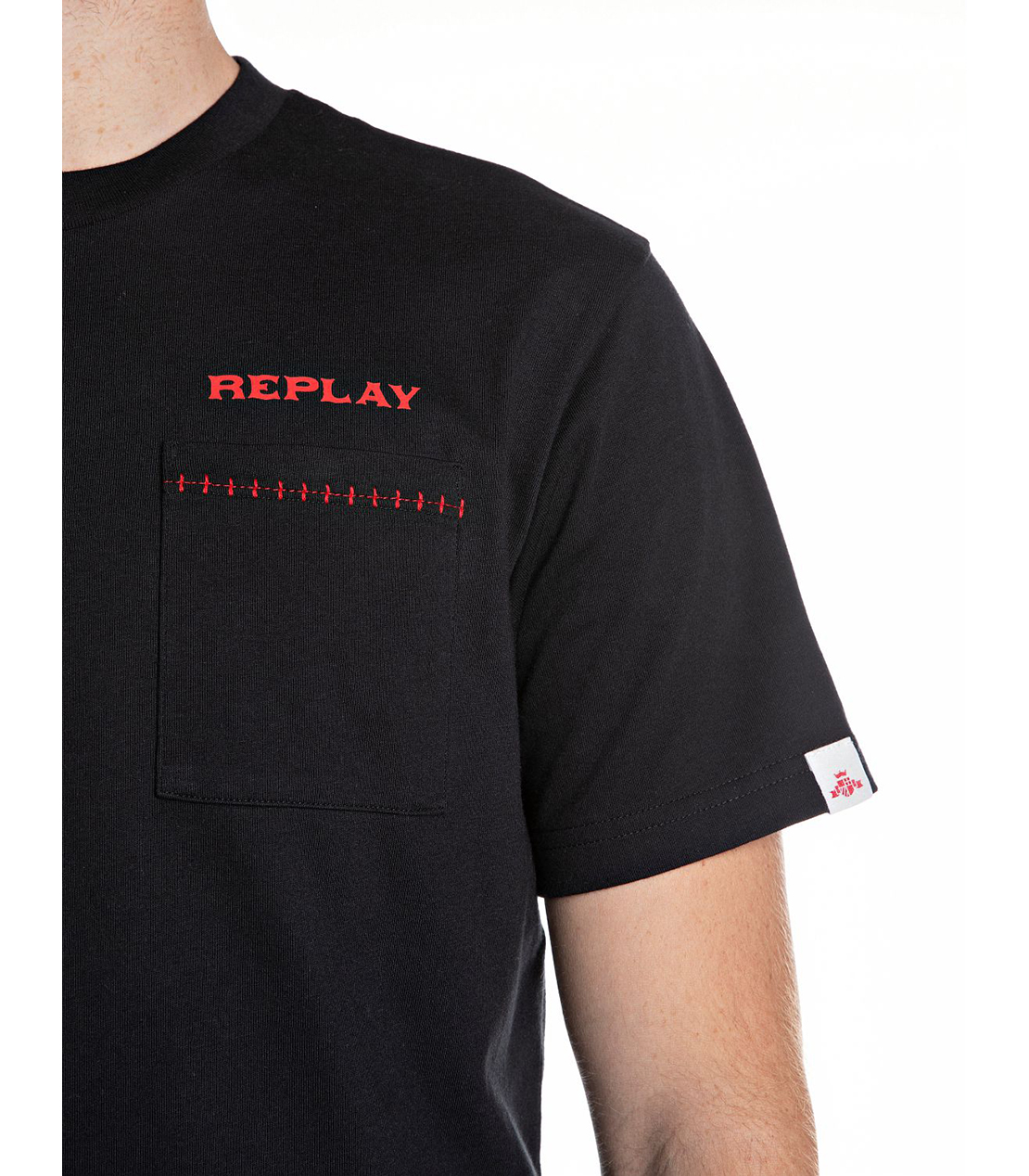 コットンジャ－ジープリントＴシャツ 詳細画像 ブラック 4